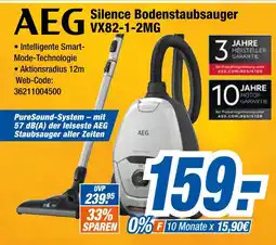 Expert Aeg silence bodenstaubsauger vx82-1-2mg Angebot