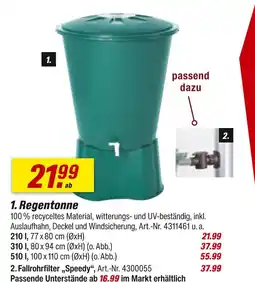 toom Baumarkt Regentonne Angebot