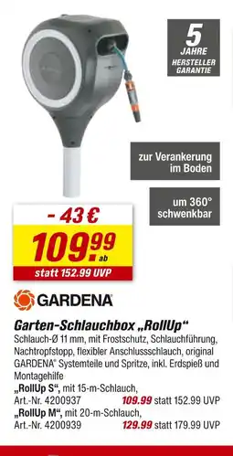 toom Baumarkt Gardena garten-schlauchbox „rollup“ Angebot