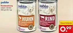 Netto Marken-Discount Pablo Hundenahrung Angebot