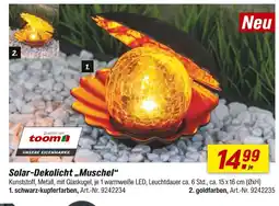 toom Baumarkt Toom solar-dekolicht „muschel“ Angebot