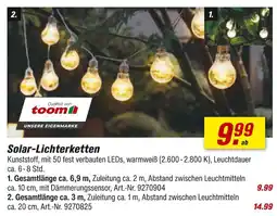 toom Baumarkt Toom solar-lichterketten Angebot