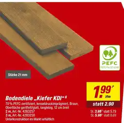 toom Baumarkt Pefc bodendiele „kiefer kdi“ Angebot