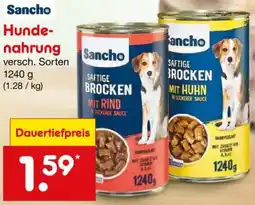 Netto Marken-Discount Sancho Hundenahrung Angebot