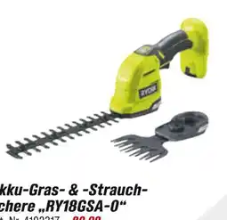 toom Baumarkt Ryobi akku-gras- & -strauchschere Angebot