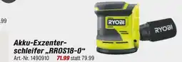 toom Baumarkt Ryobi akku-exzenterschleifer „rros18-0“ Angebot