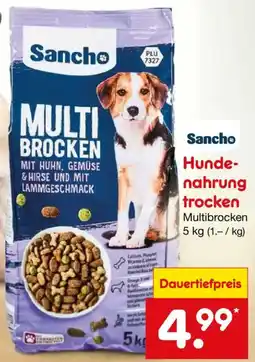 Netto Marken-Discount Sancho Hundenahrung trocken Angebot