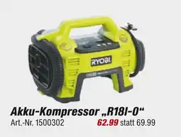 toom Baumarkt Ryobi akku-kompressor „r18i-o“ Angebot