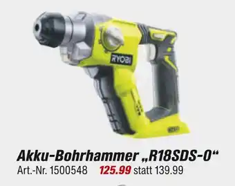 toom Baumarkt Ryobi akku-bohrhammer r18sds-o Angebot
