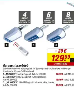 toom Baumarkt Chamberlain garagentorantrieb Angebot
