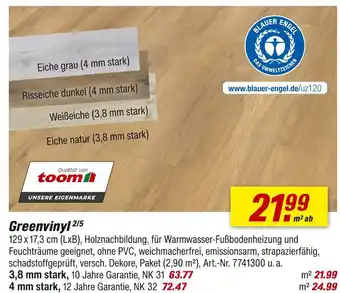 toom Baumarkt Toom greenvinyl Angebot