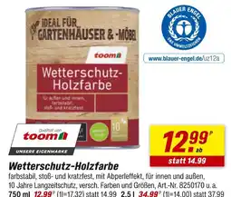 toom Baumarkt Toom wetterschutz-holzfarbe Angebot