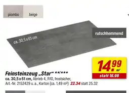 toom Baumarkt Feinsteinzeug „star“ Angebot