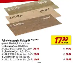 toom Baumarkt Feinsteinzeug in holzoptik Angebot