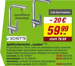 toom Baumarkt Schütte spültischarmatur „london“ Angebot