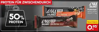 Netto Marken-Discount MAX BALANCE Proteinriegel Angebot