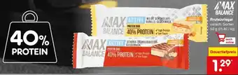 Netto Marken-Discount MAX BALANCE Proteinriegel Angebot