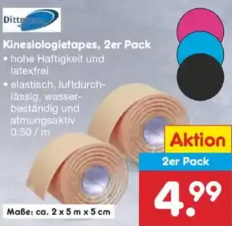 Netto Marken-Discount Dittmann Kinesiologietapes, 2er Pack Angebot