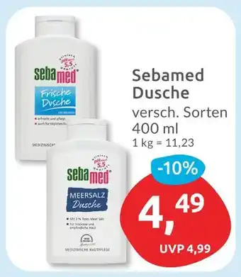Budni Sebamed frische dusche oder meersalz dusche Angebot