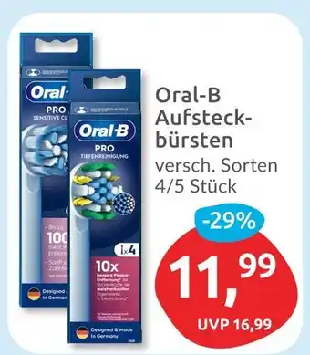 Budni Oral-b pro sensitive clean oder pro tiefenreinigung Angebot