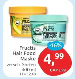 Budni Garnier fructis hair food maske Angebot