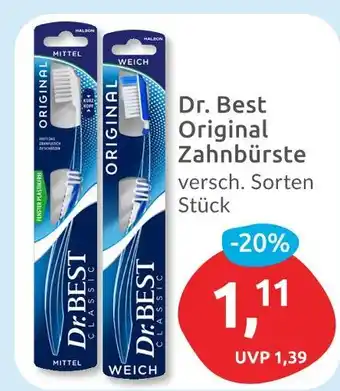 Budni Dr. best original zahnbürste Angebot