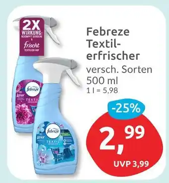 Budni Febreze textilerfrischer Angebot