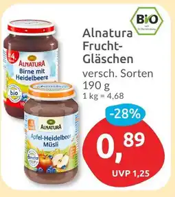 Budni Alnatura frucht-gläschen Angebot