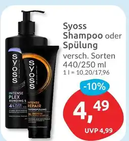 Budni Syoss shampoo oder spülung Angebot
