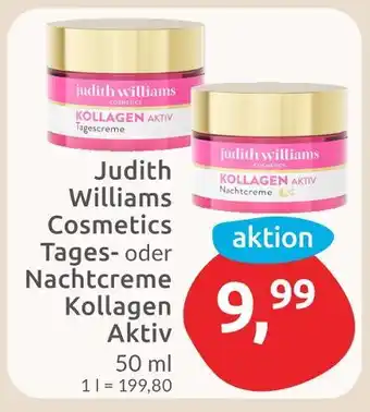 Budni Judith williams cosmetics tages- oder nachtcreme kollagen aktiv Angebot