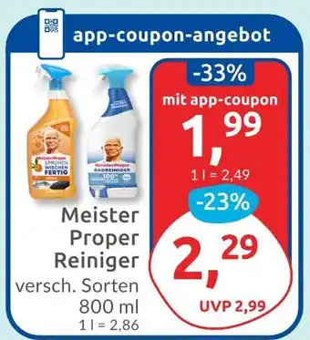 Budni Meister proper reiniger Angebot