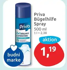 Budni Priva bügelhilfe spray Angebot
