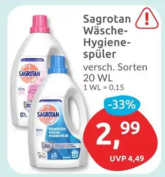 Budni Sagrotan wäsche-hygienespüler Angebot