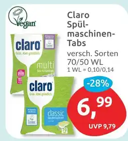 Budni Claro spülmaschinen-tabs Angebot