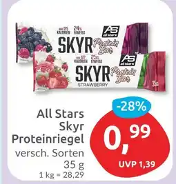 Budni All stars skyr proteinriegel Angebot