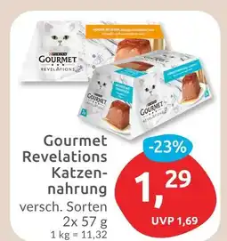 Budni Gourmet revelations katzennahrung Angebot