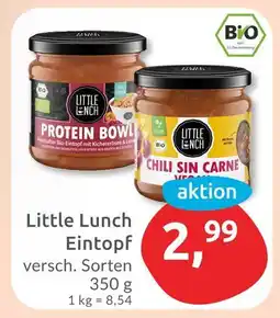 Budni Little lunch protein bowl oder chili sin carne Angebot