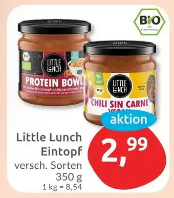 Budni Little lunch protein bowl oder chili sin carne Angebot