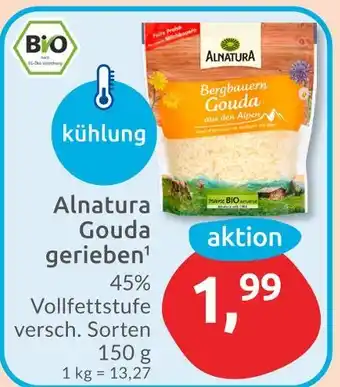 Budni Alnatura gouda gerieben Angebot