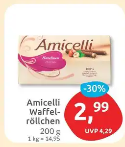 Budni Amicelli waffelröllchen Angebot