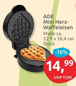 Budni Ade mini herz-waffeleisen Angebot