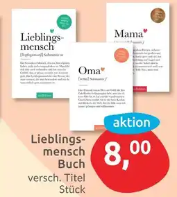 Budni Lieblingsmensch buch Angebot