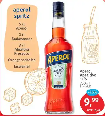 Budni Aperol aperitivo Angebot
