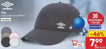 Netto Marken-Discount umbro Cap Angebot