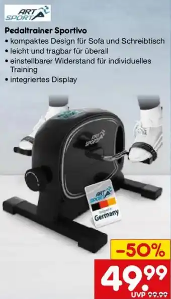 Netto Marken-Discount ART SPORT Pedaltrainer Sportivo Angebot