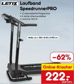 Netto Marken-Discount LETIX Laufband SpeedrunnerPRO Angebot