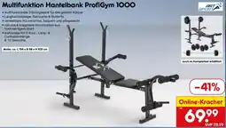 Netto Marken-Discount ART SPORT Multifunktion Hantelbank ProfiGym 1000 Angebot