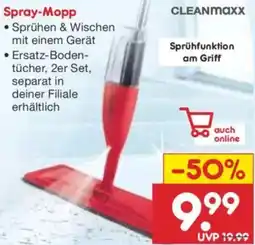 Netto Marken-Discount CLEANMAXX Spray-Mopp Angebot