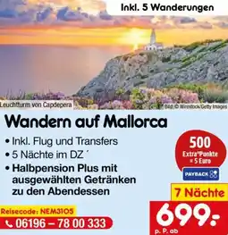 Netto Marken-Discount Wandern auf Mallorca Angebot