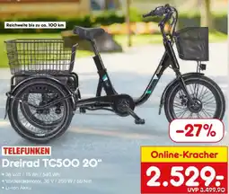 Netto Marken-Discount TELEFUNKEN Dreirad TC500 20" Angebot